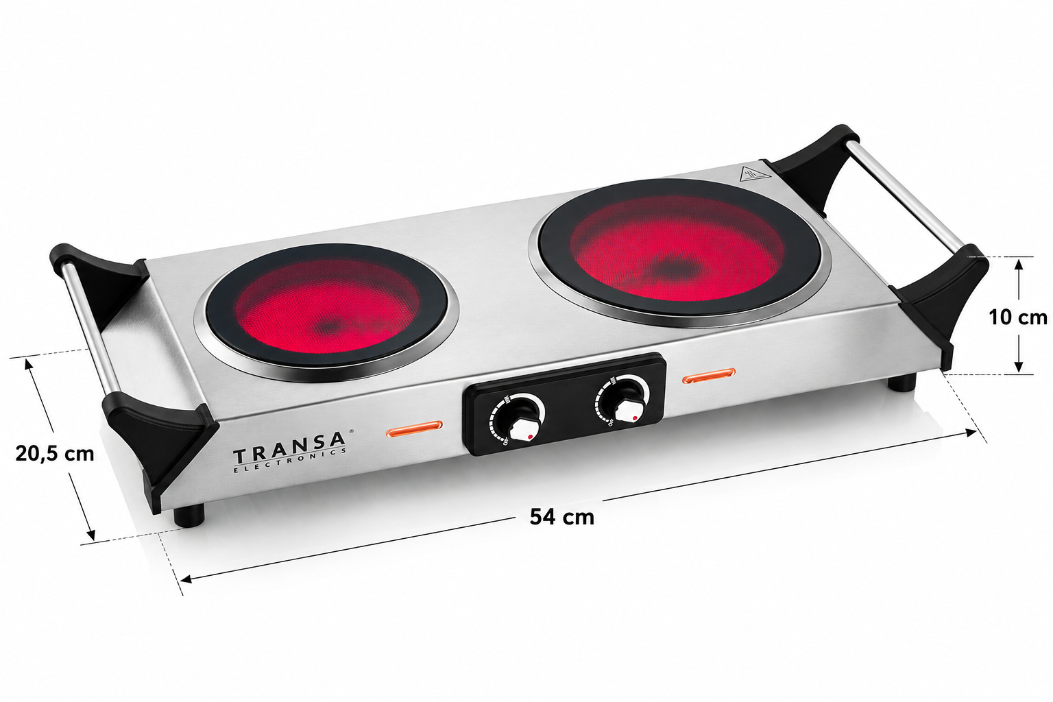 Metalowa konstrukcja i uchwyty kuchenki DoubleStove Ceramic TE-45
